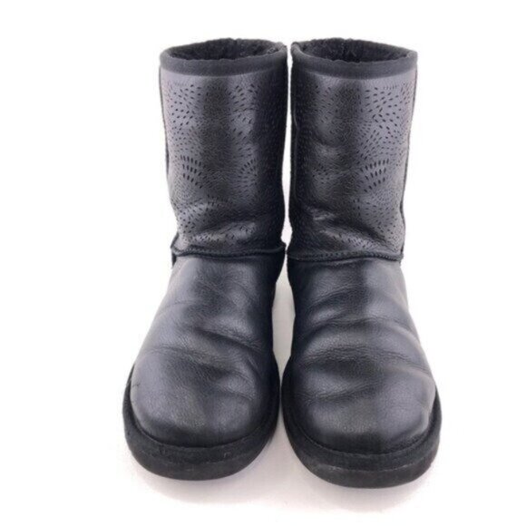 UGG Tiana Seaweed Perf Winter Boots 9 - Picture 4 of 13